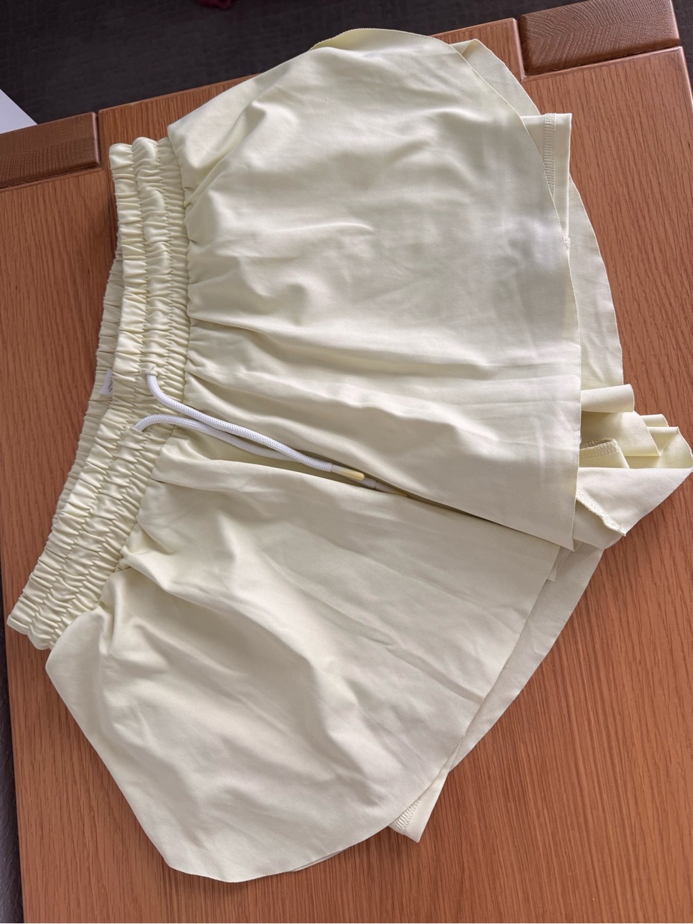 Yellow shorts